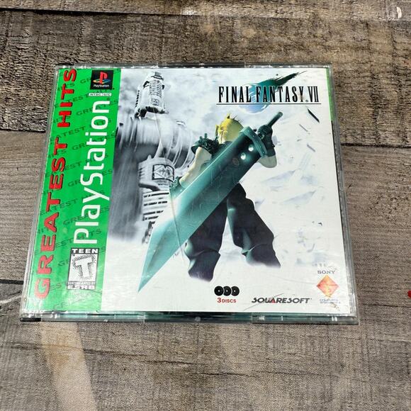 Final Fantasy VII PS1 Video Game Playstation 1